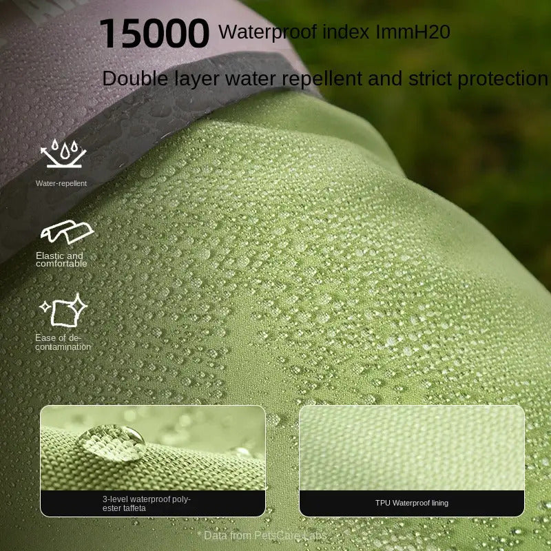 Dog Raincoat - Dog Rain Jacket Waterproof Dog Coat