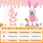 Easter Bunny Costume for Dogs & Cats - Funny Fluffy Outfit