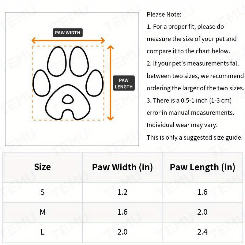 Dog Boots - Hiking Waterproof Nonslip Shoes