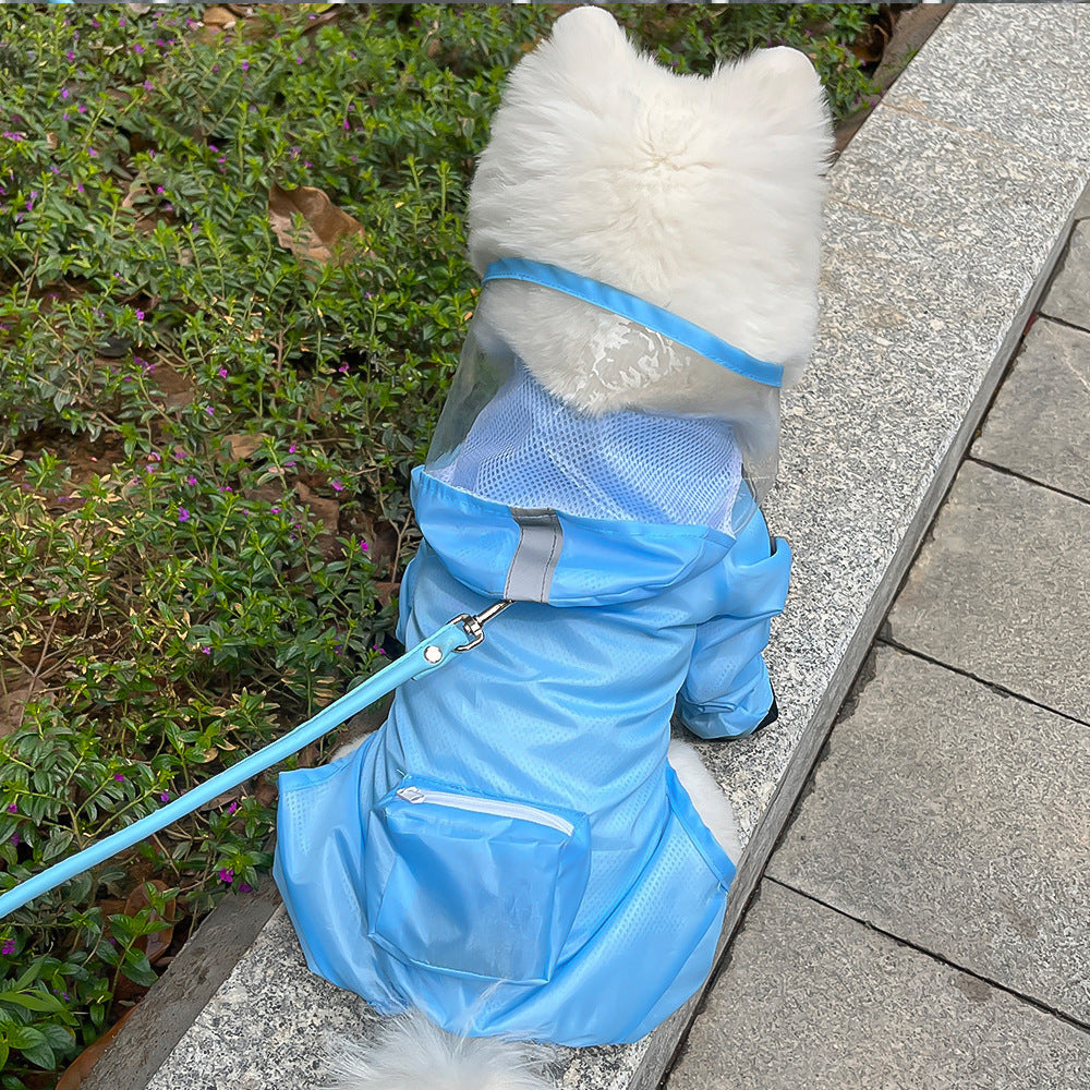 Dog Raincoat with Boots - Waterproof Puppy Rainwear