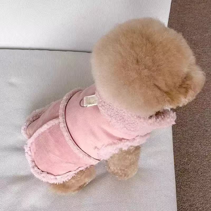 Dog Winter Jacket - Cozy Bear Small Dog Coat
