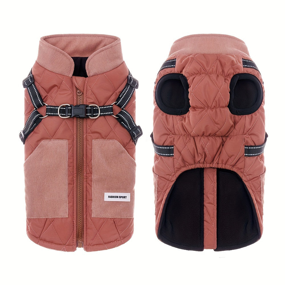 Dog Winter Sweater - Windproof Small Dog