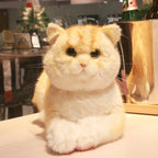 Golden Brtitish Short Hair Cat Plush – Weighted Emotional Support Toy Gift