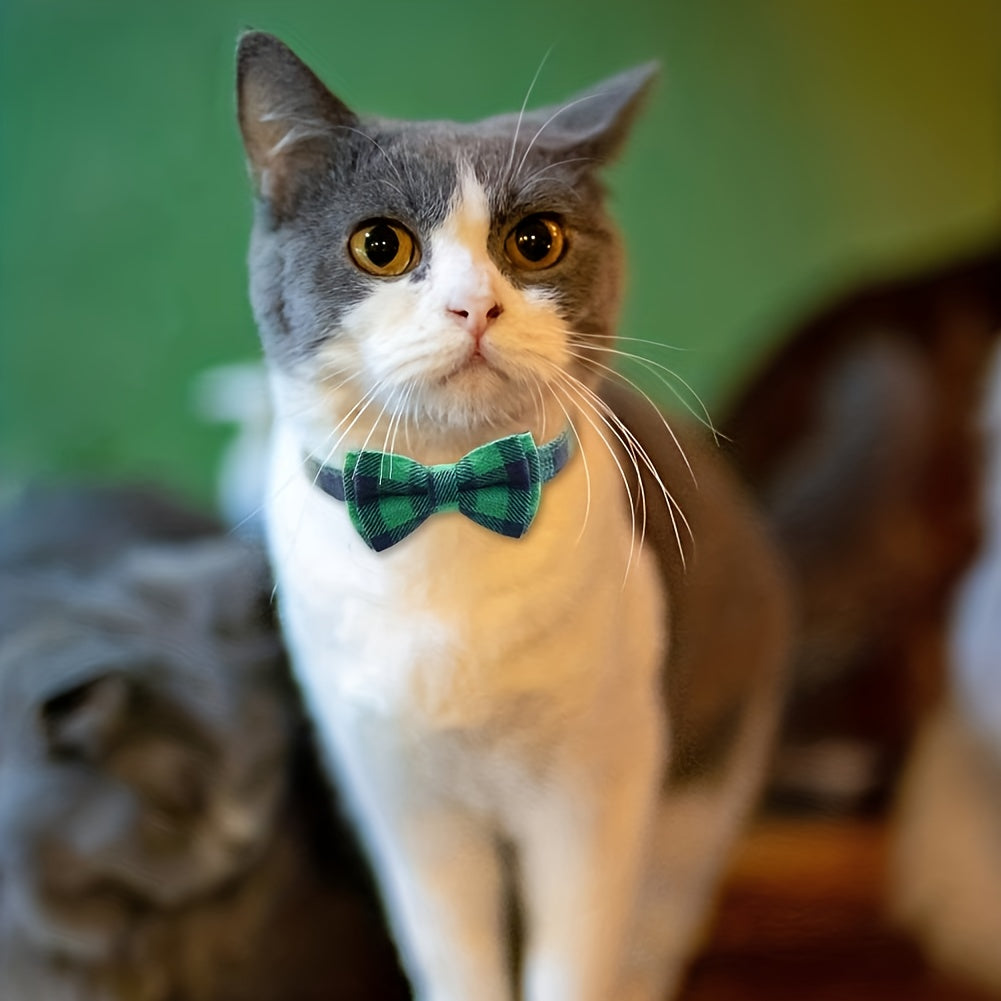 Adjustable Bow Tie Cat Collar – Stylish & Comfortable Breakaway Design