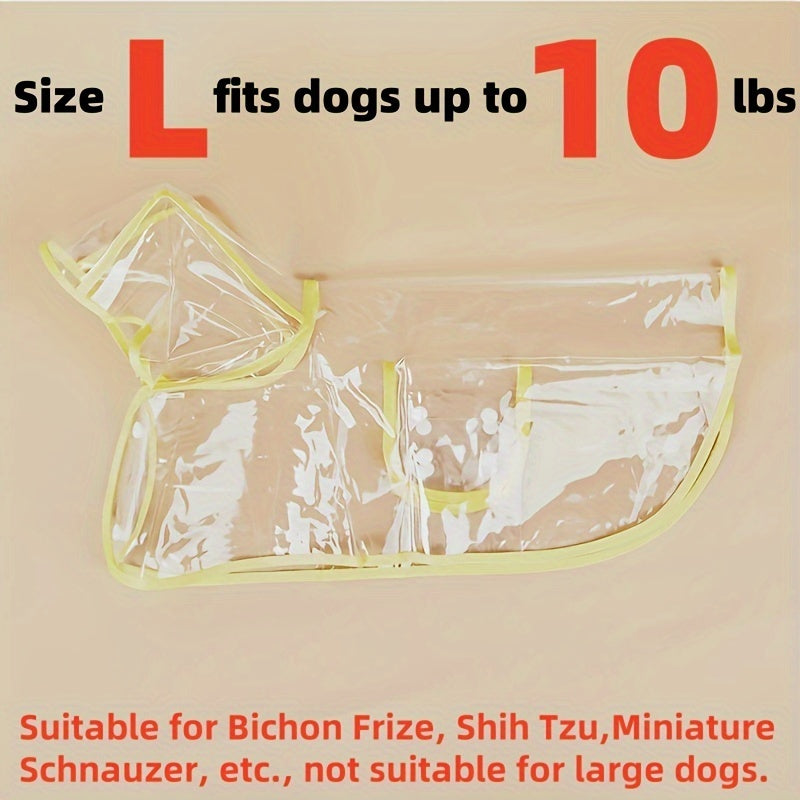 Pet Raincoat - Waterproof Dog & Cat Jacket Small