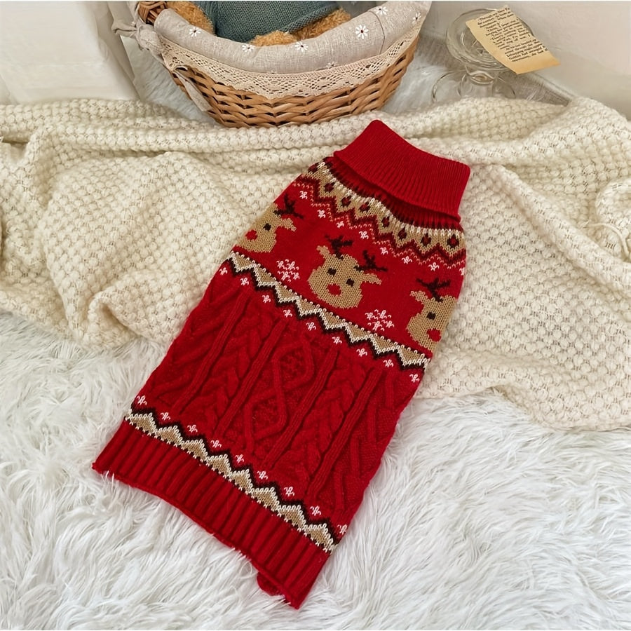 Dog Sweater - Dog Christmas Sweater Winter Dog Clothes