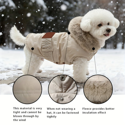 Dog Winter Jacket - Insulated Windproof Small XL