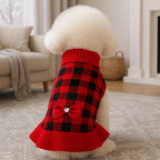 Dog Christmas Sweater - Warm Small Dog Winter Dress