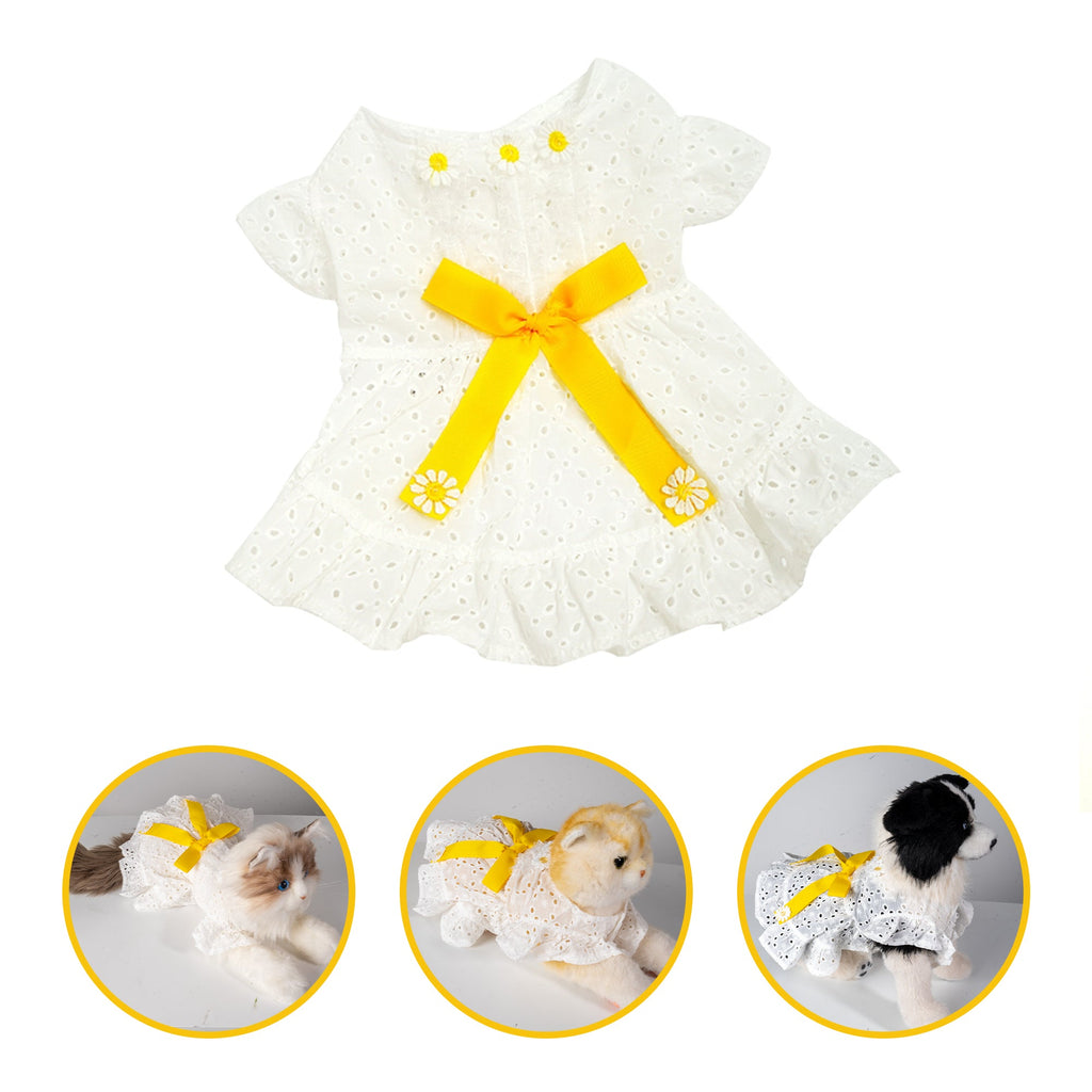 Yellow Bowtie clothes for for Cat Dog & Pet