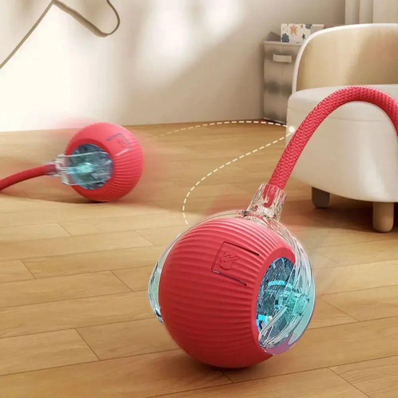 Interactive Cat Ball Toy Smart Automatic Rolling Ball for Active Indoor Cats