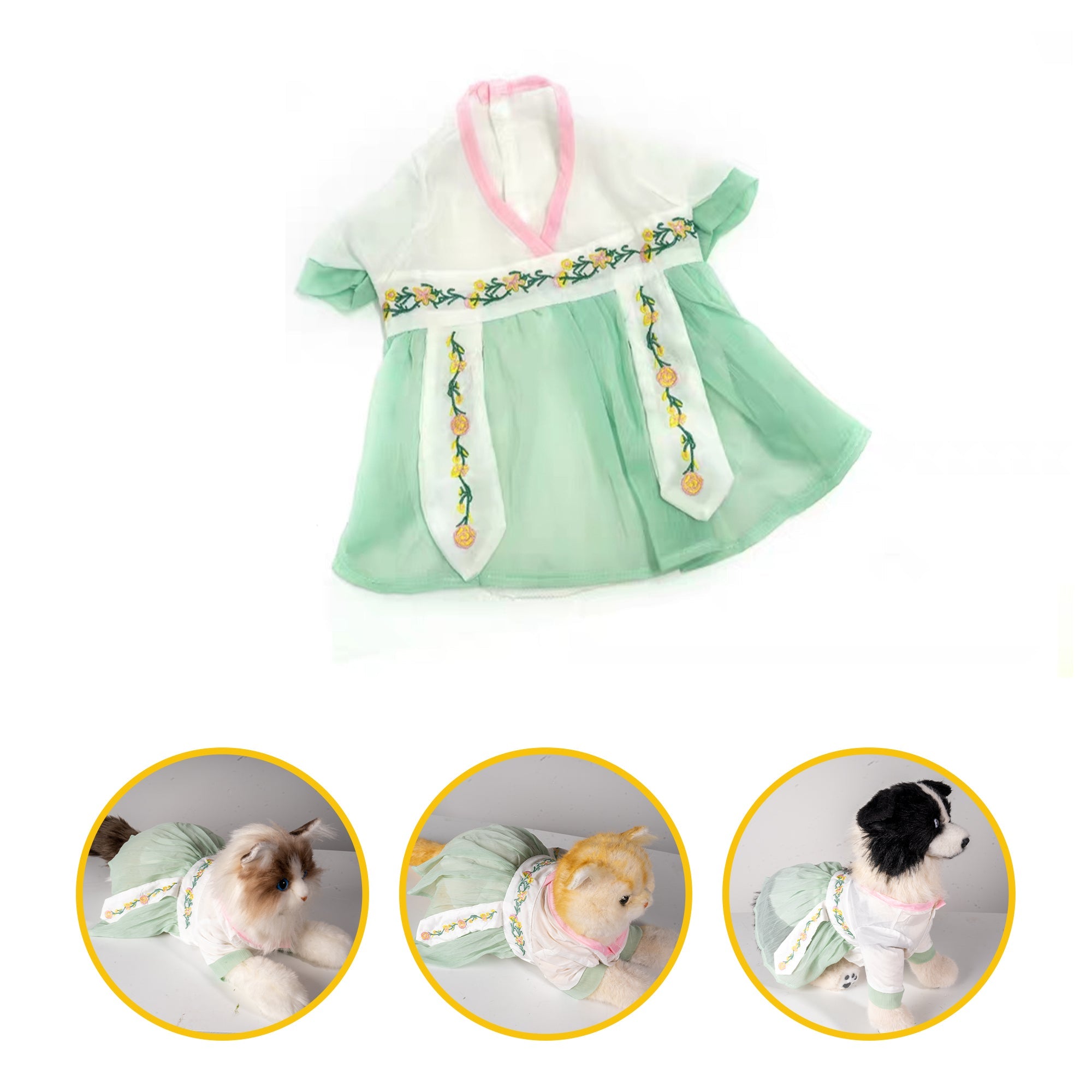 Green clothes for  Cat Dog & Pet