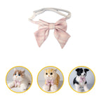 Pink Bowtie Collar fits all for Cat Dog & Pet