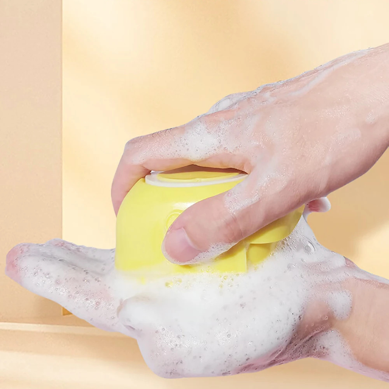Pet Bathing Brush – Soft Silicone Massage Tool