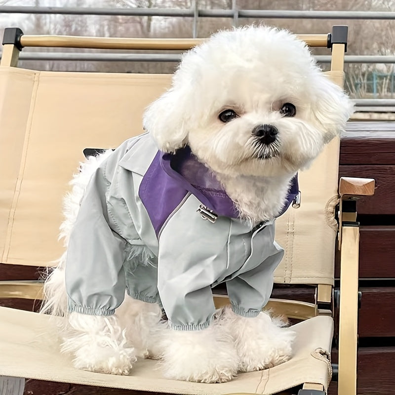 Dog Raincoat - Waterproof Dog Jacket with Hood