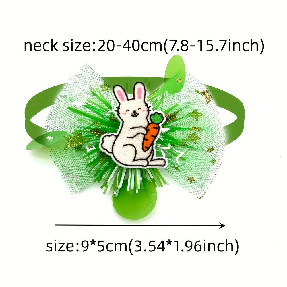 Easter Dog Bow Ties - Adjustable Small Dog Accessories