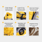 Windproof Dog Winter Jacket - Soft Dog Coat for Cold Weather