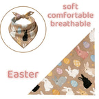 Easter Dog Scarf - Adjustable Triangular
