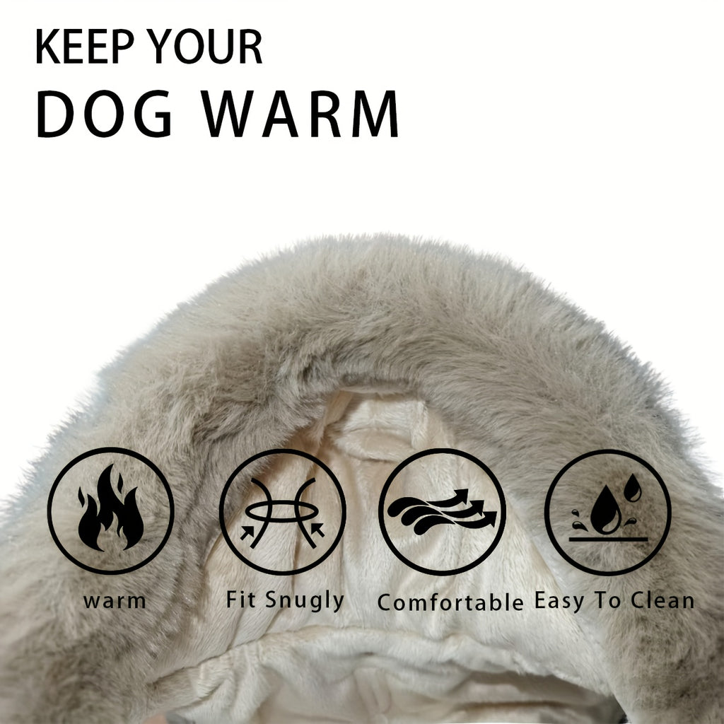 Dog Winter Jacket - Insulated Windproof Small XL