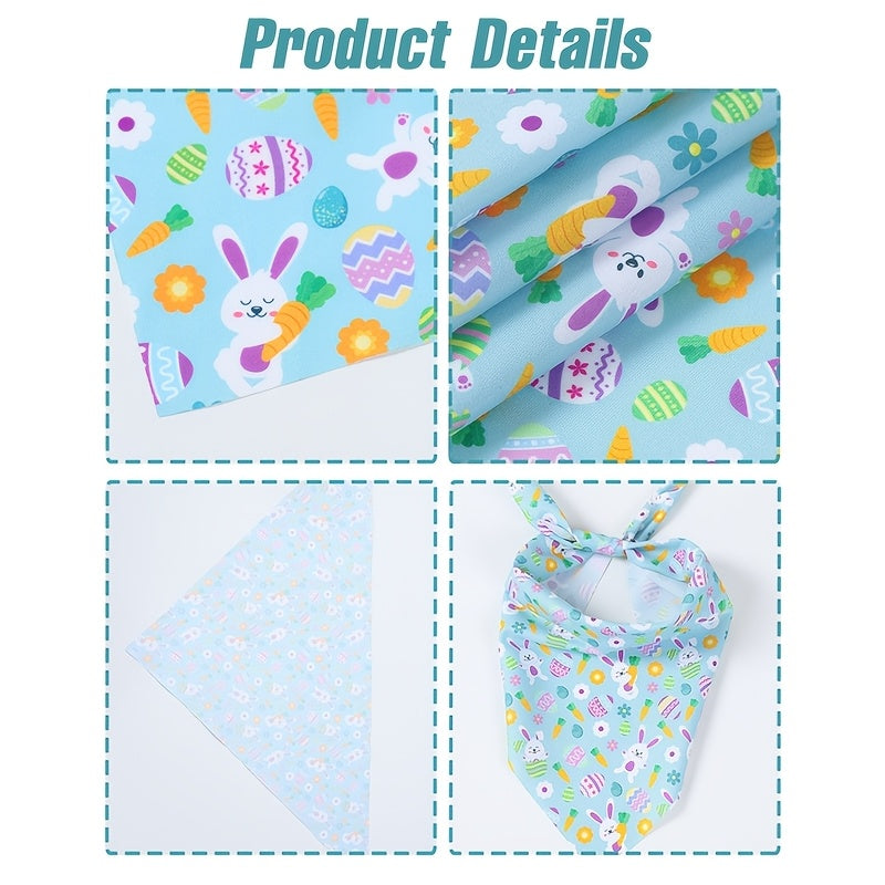 Easter Dog Bandanas - Easter Bunny Print - Spring Celebration