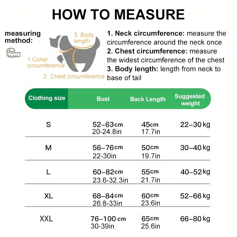 Waterproof Dog Raincoat - Adjustable - Reflective Strips