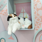 Breathing Calico Percy 2.0- Heartbeat Pur,Voice Robonic Cat