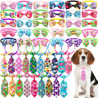 Easter Dog Bow Ties - Adjustable Pet Bows in Bulk