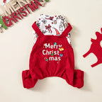 Christmas Dog Overalls - Warm German One-Piece Pants