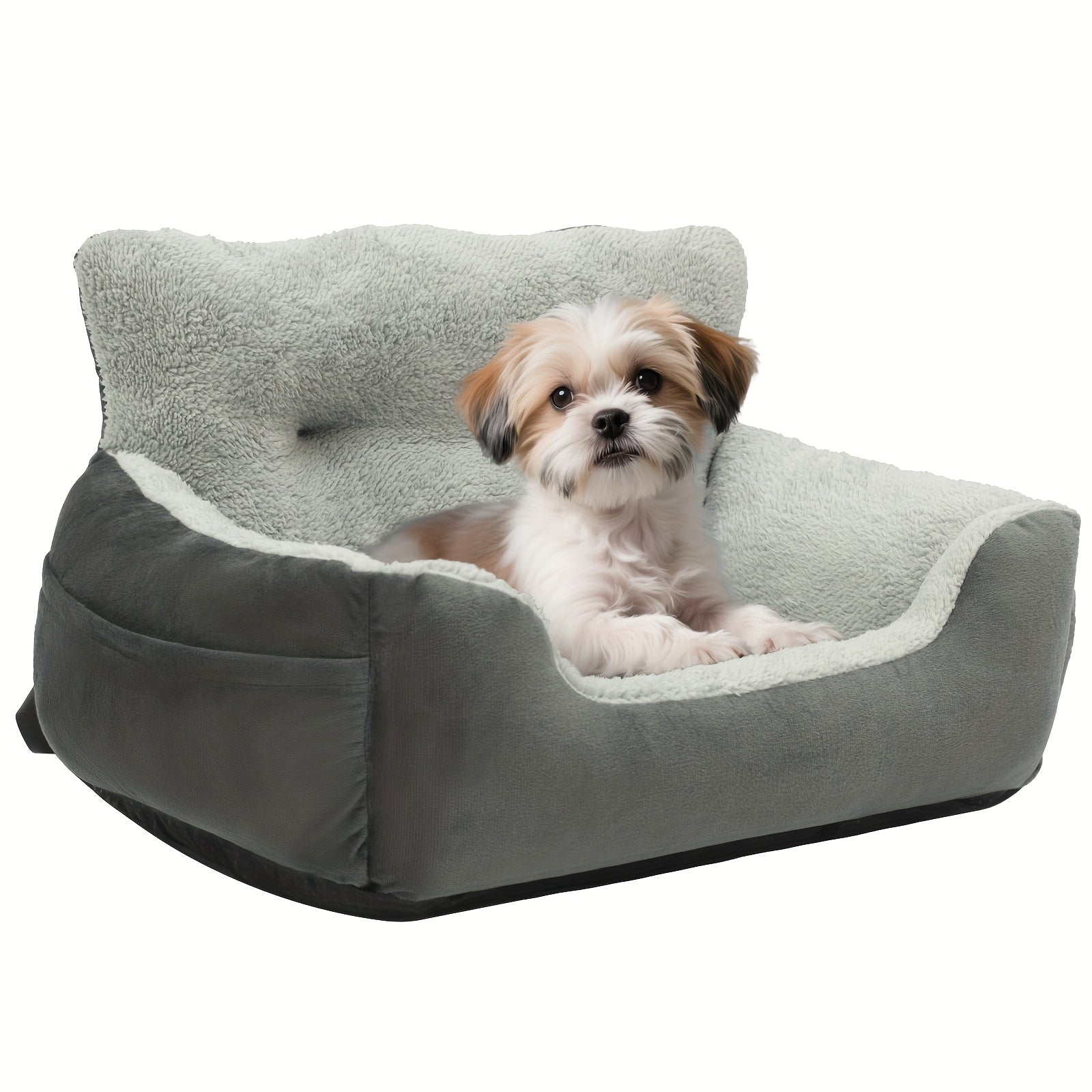 Dog Car Seat Booster - Secure Carrier for Small Dogs