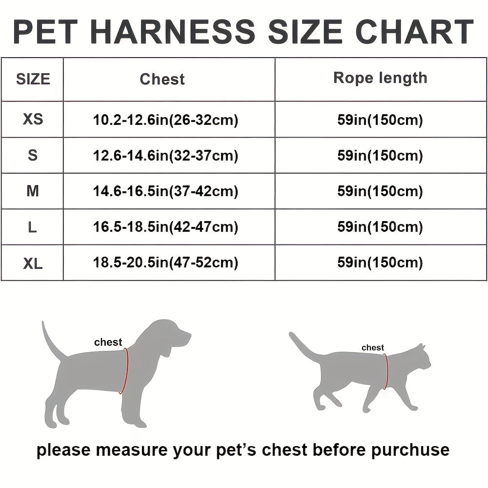 Reflective Mesh Dog Harness - Step-In Design