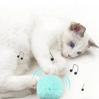Interactive Ball Smart Cat Toys – Plush Electric Catnip Training Toy