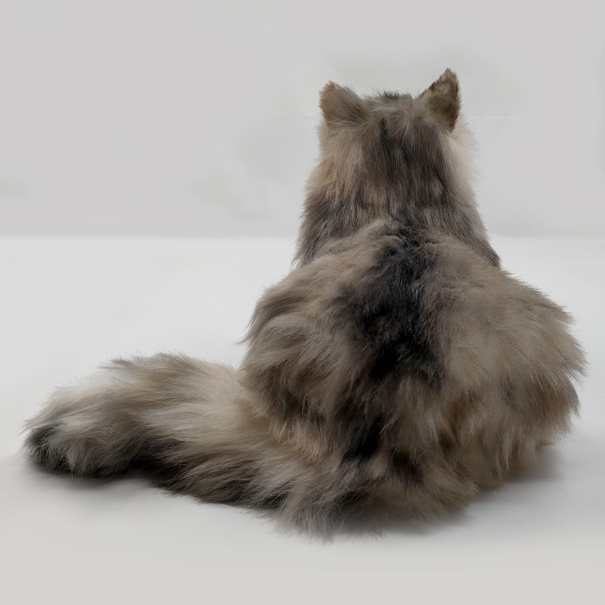 Plush Grey and Black Cat MADE-TO-ORDER