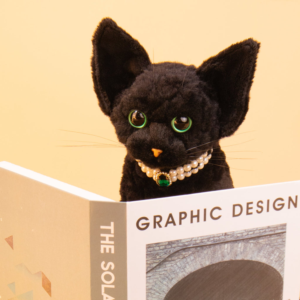 Devon Rex Cat Plush – Handmade Gift for Cat Lovers