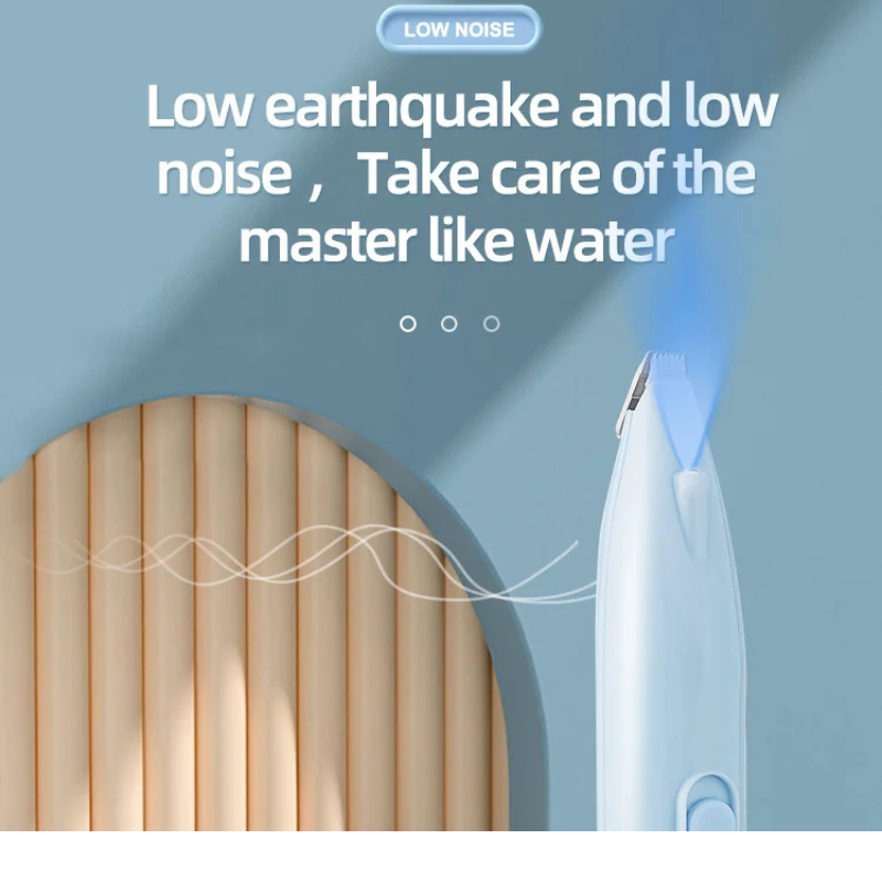 Electric Pet Paw Shaver – Quiet Grooming Trimmer for Cat & Dog Feet