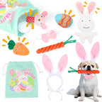 Easter Dog Toys - 8 Pack Squeaky Plush Toys