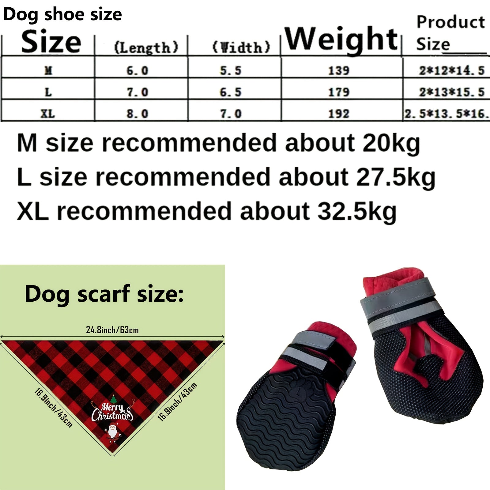 Waterproof Dog Boots - Anti-Slip Large Breed Dog Shoes
