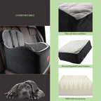 Dog Car Seat - Booster with Elevated Cushion