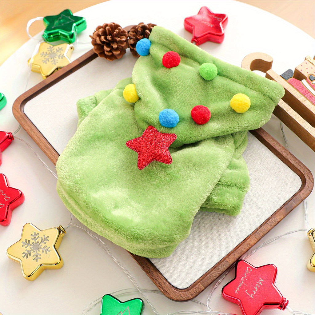 Christmas Dog Hoodie - Christmas Cat Sweater Pet Holiday Clothing