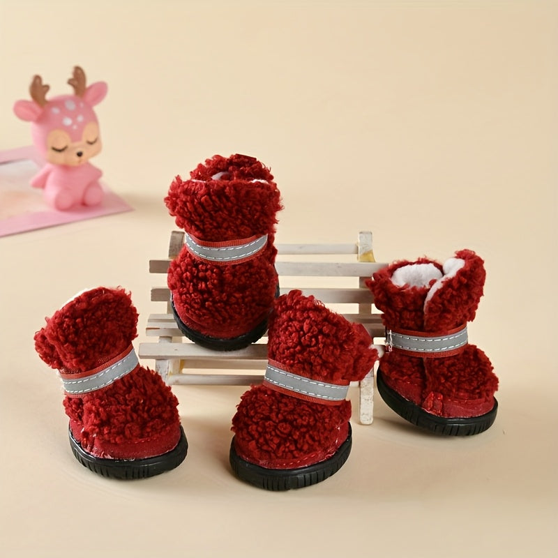 Dog Snow Boots - Non Slip Soles Extra Large