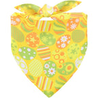 Easter Dog Bandana - Adjustable Washable Triangle Neckerchief