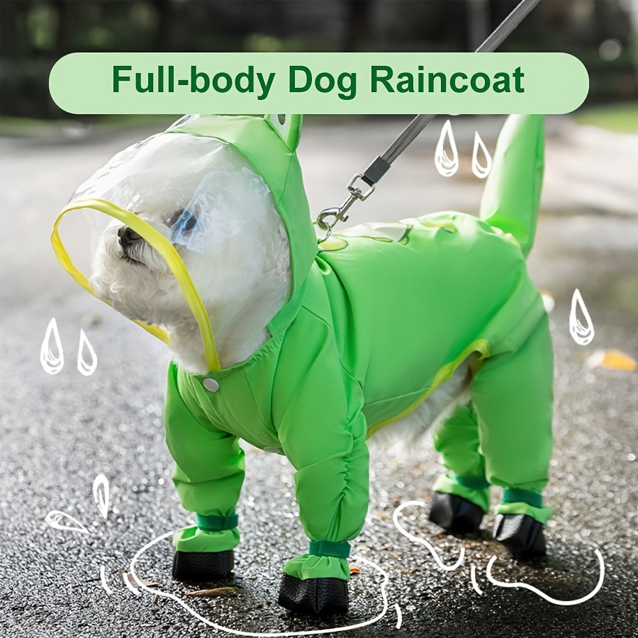 Dog Raincoat and Shoe Set - Waterproof Reflective