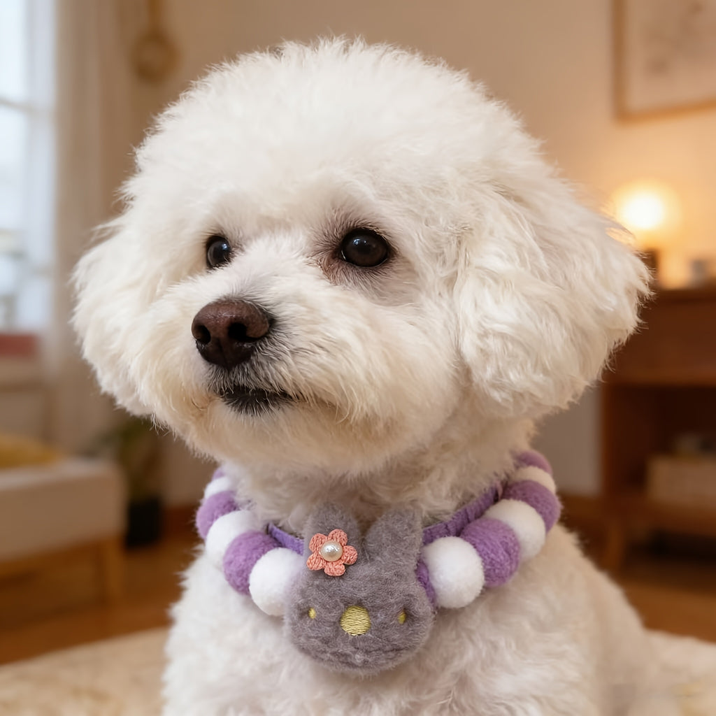 Easter Dog Bowtie - Rabbit Themed SML Dog Accessory