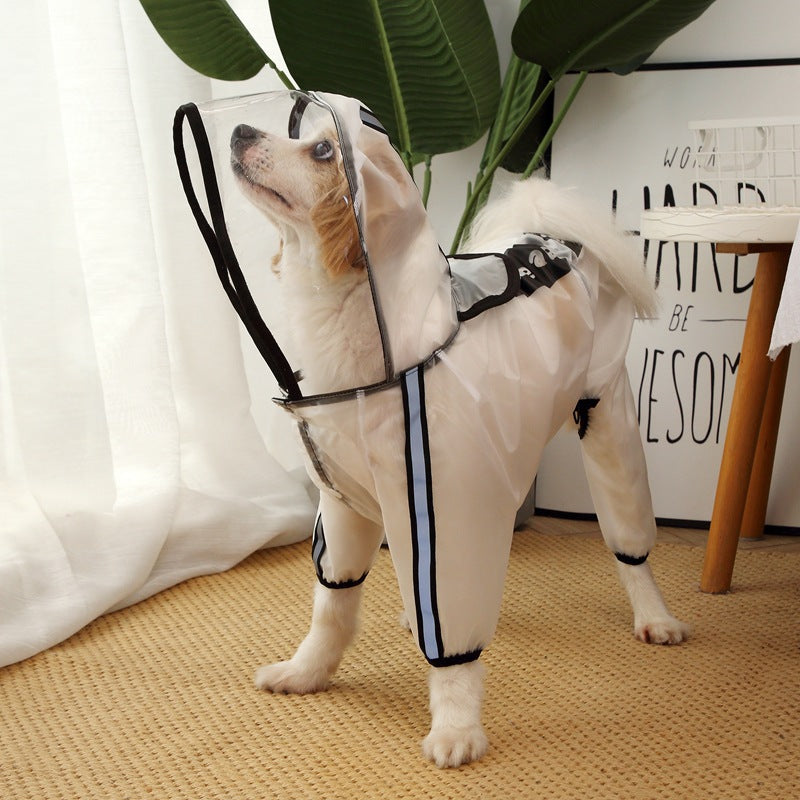 Dog Raincoat - Waterproof Dog Jacket Dog Rain Jacket