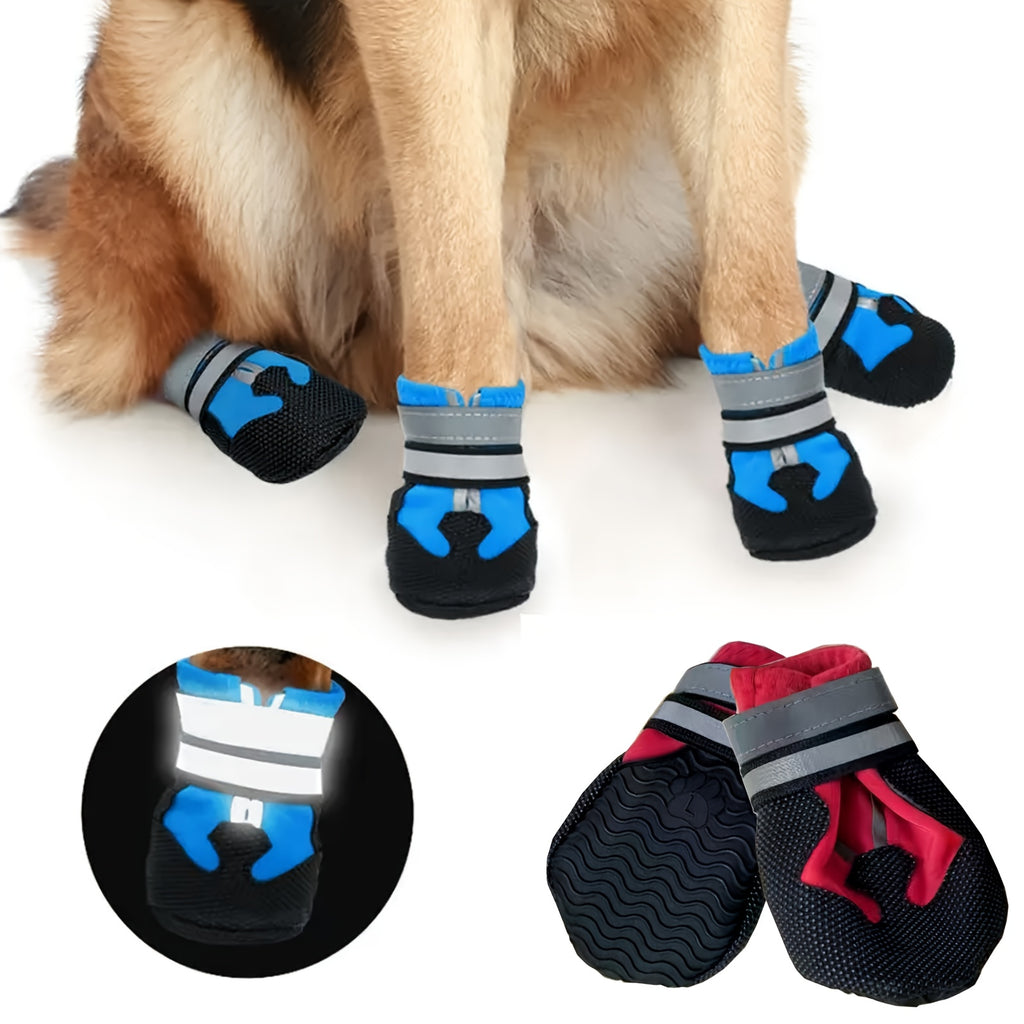Waterproof Dog Boots - Anti-Slip Large Breed Dog Shoes