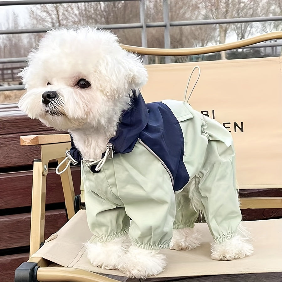Dog Raincoat - Waterproof Dog Jacket with Hood