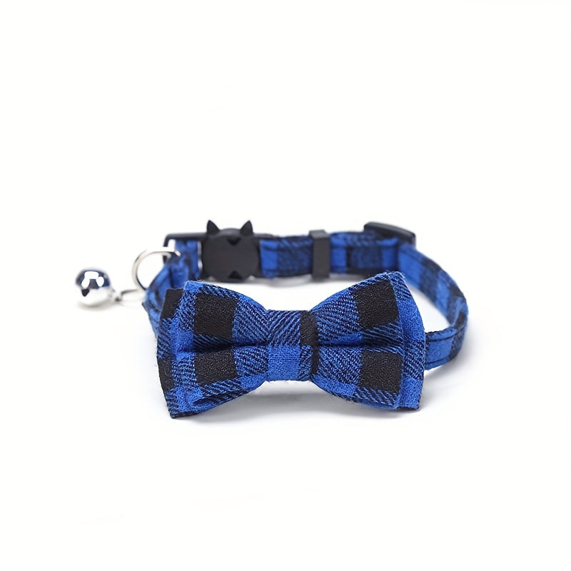 Adjustable Bow Tie Cat Collar – Stylish & Comfortable Breakaway Design
