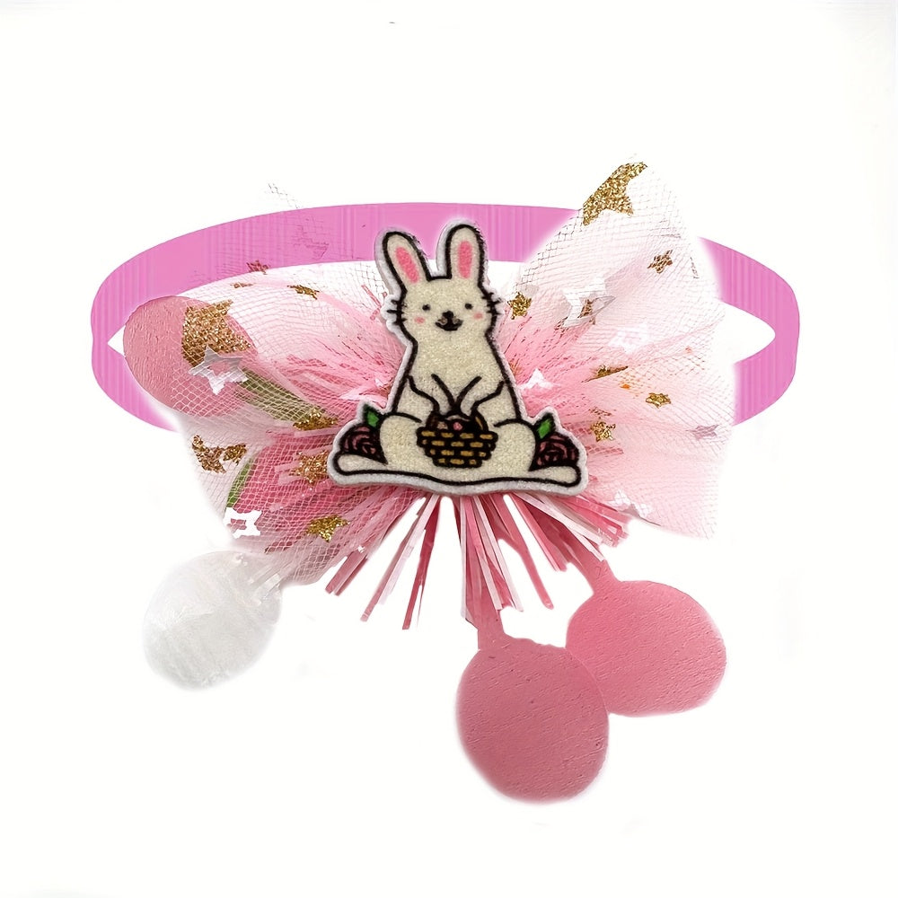 Easter Dog Bow Ties - Adjustable Small Dog Accessories