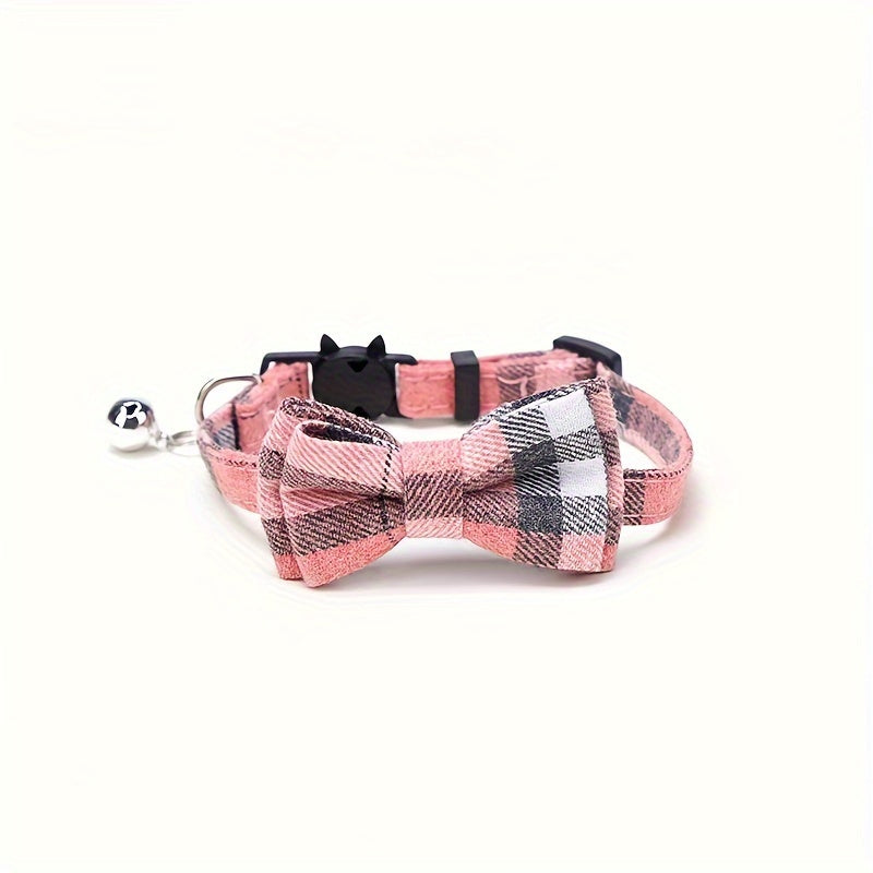 Adjustable Bow Tie Cat Collar – Stylish & Comfortable Breakaway Design