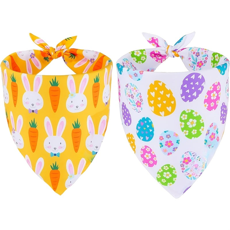 Easter Dog Scarf - Adjustable Collar Easter Patterns