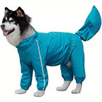 Dog Raincoat - Large Dog Raincoat Waterproof Dog Coat