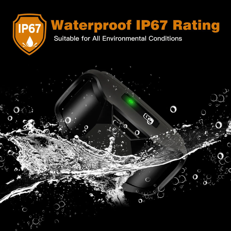 Dog Training Collar – Waterproof with Remote Shock & Vibration